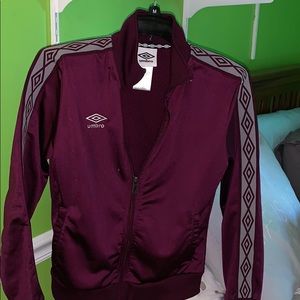 Umbro Burgundy track jacket
